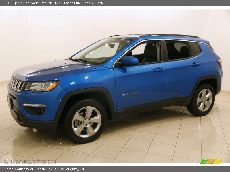 Laser Blue Pearl / Black 2017 Jeep Compass Latitude 4x4