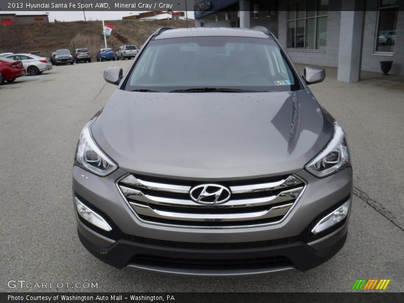 Mineral Gray / Gray 2013 Hyundai Santa Fe Sport AWD