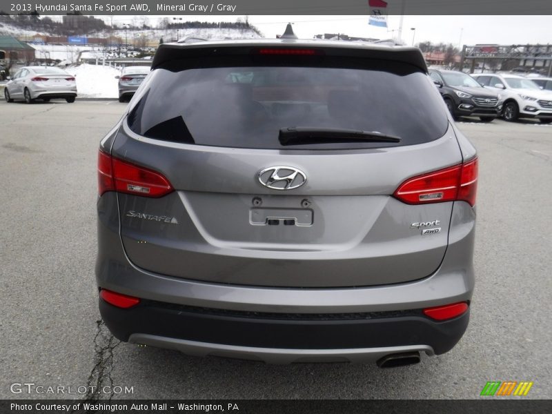 Mineral Gray / Gray 2013 Hyundai Santa Fe Sport AWD