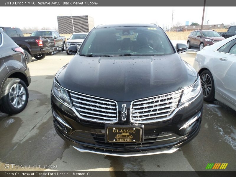 Black Velvet / Ebony 2018 Lincoln MKC Reserve AWD