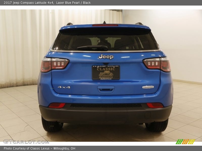 Laser Blue Pearl / Black 2017 Jeep Compass Latitude 4x4