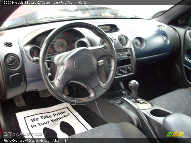 Ultra Red Pearl / Midnight 2003 Mitsubishi Eclipse GS Coupe