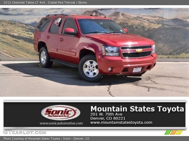 Crystal Red Tintcoat / Ebony 2013 Chevrolet Tahoe LT 4x4