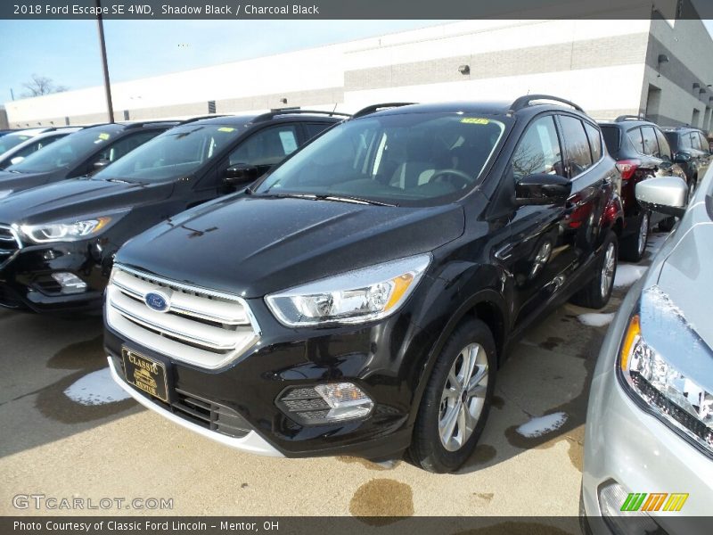 Shadow Black / Charcoal Black 2018 Ford Escape SE 4WD