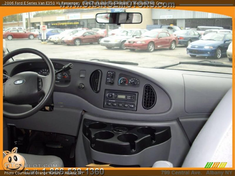 Dark Toreador Red Metallic / Medium Flint Grey 2006 Ford E Series Van E350 XL Passenger