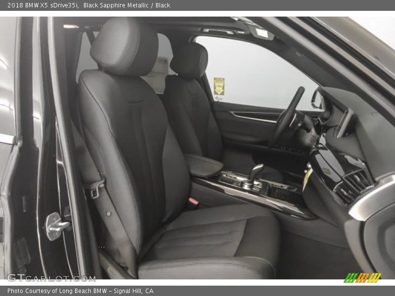Black Sapphire Metallic / Black 2018 BMW X5 sDrive35i