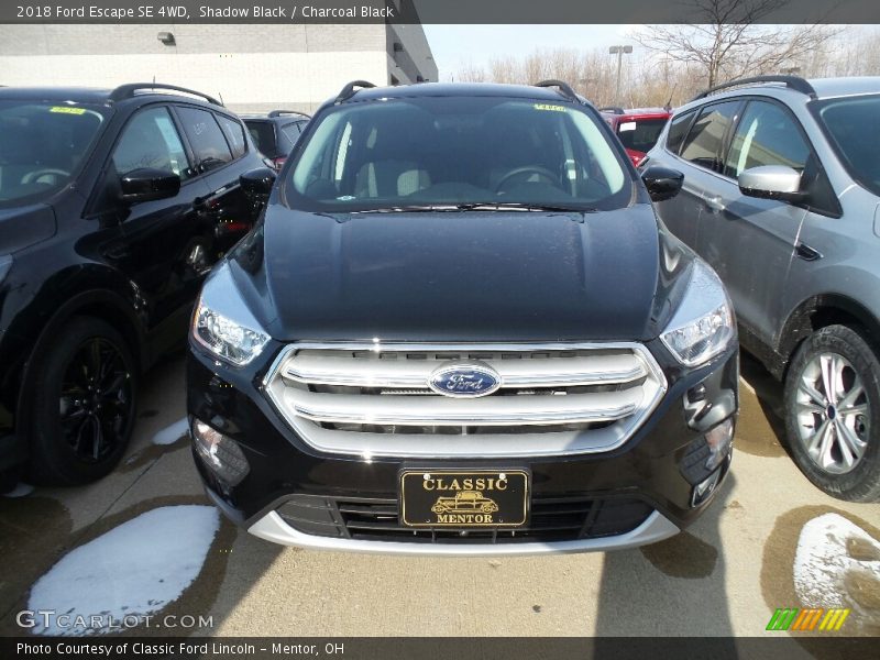 Shadow Black / Charcoal Black 2018 Ford Escape SE 4WD