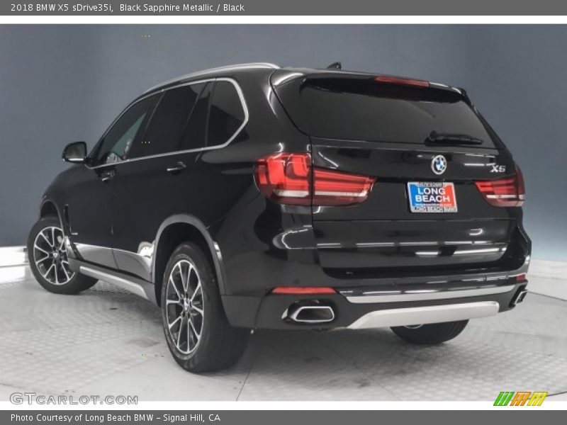 Black Sapphire Metallic / Black 2018 BMW X5 sDrive35i