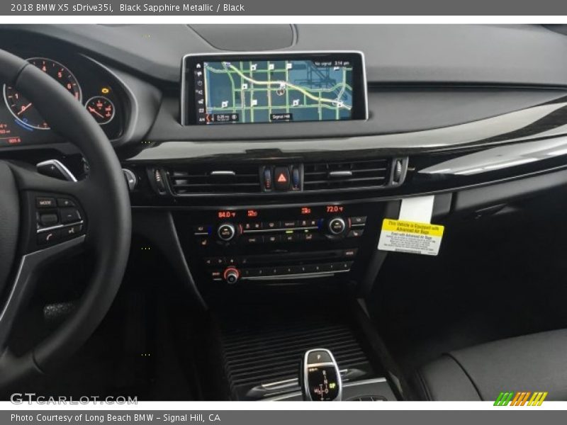 Black Sapphire Metallic / Black 2018 BMW X5 sDrive35i