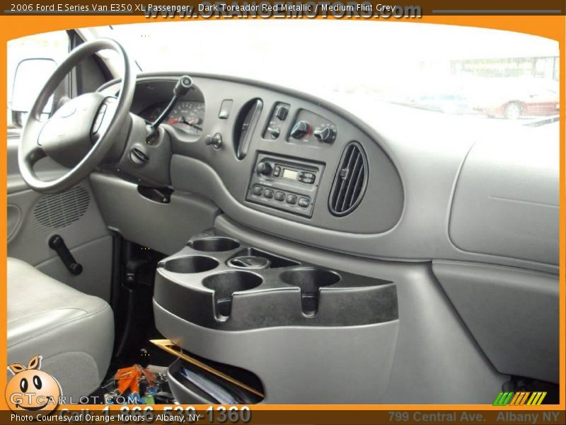 Dark Toreador Red Metallic / Medium Flint Grey 2006 Ford E Series Van E350 XL Passenger