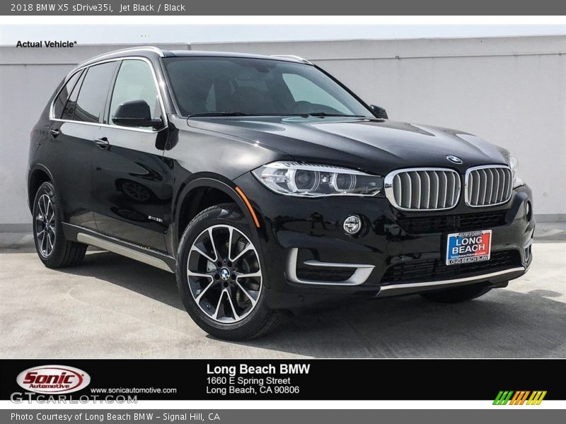 Jet Black / Black 2018 BMW X5 sDrive35i