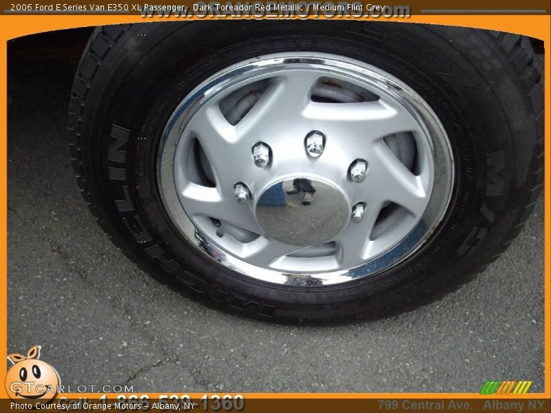 Dark Toreador Red Metallic / Medium Flint Grey 2006 Ford E Series Van E350 XL Passenger