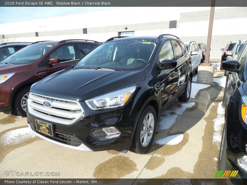 Shadow Black / Charcoal Black 2018 Ford Escape SE 4WD