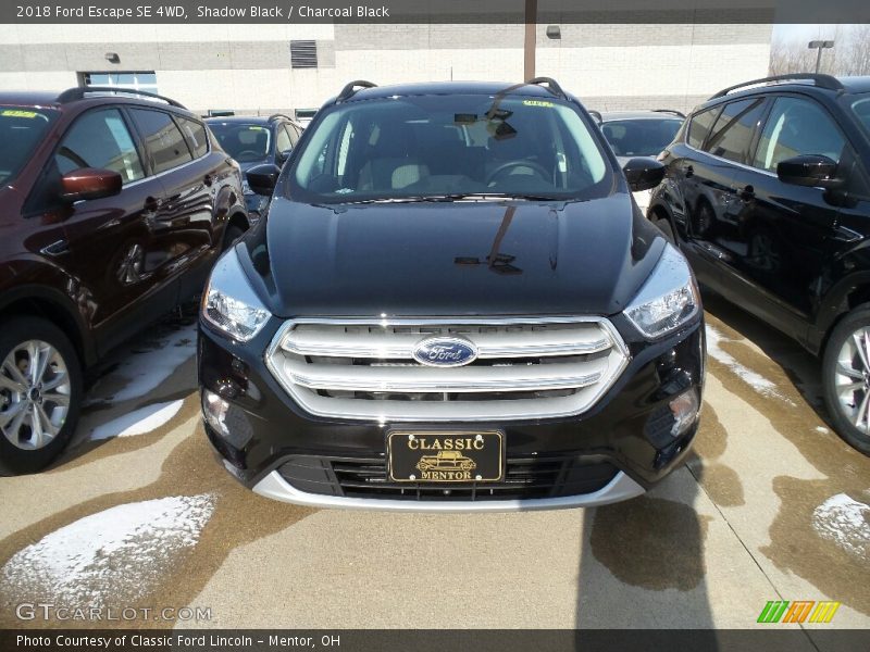 Shadow Black / Charcoal Black 2018 Ford Escape SE 4WD