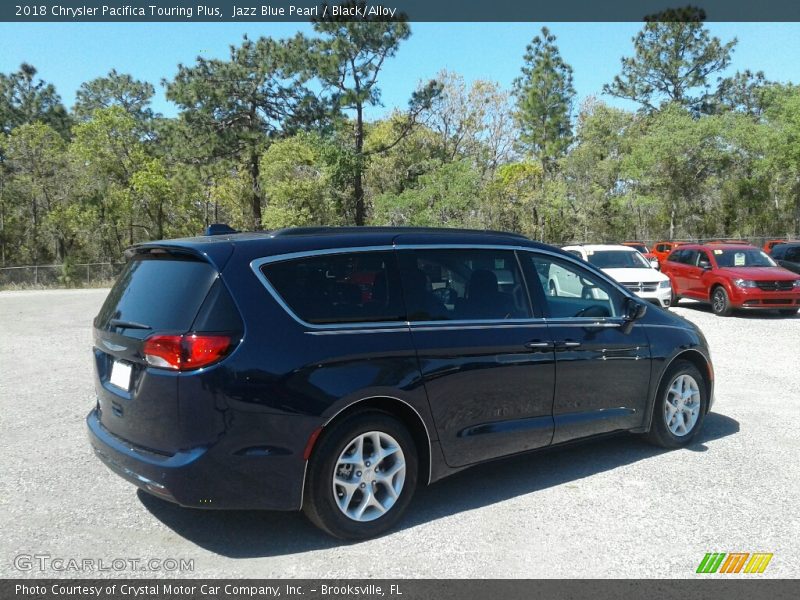 Jazz Blue Pearl / Black/Alloy 2018 Chrysler Pacifica Touring Plus