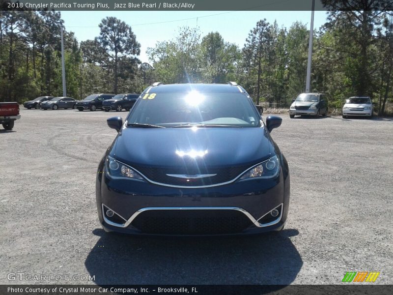 Jazz Blue Pearl / Black/Alloy 2018 Chrysler Pacifica Touring Plus