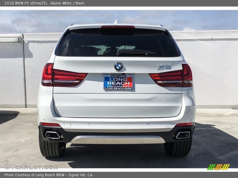 Alpine White / Black 2018 BMW X5 sDrive35i