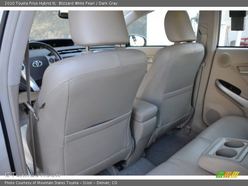 Blizzard White Pearl / Dark Gray 2010 Toyota Prius Hybrid III