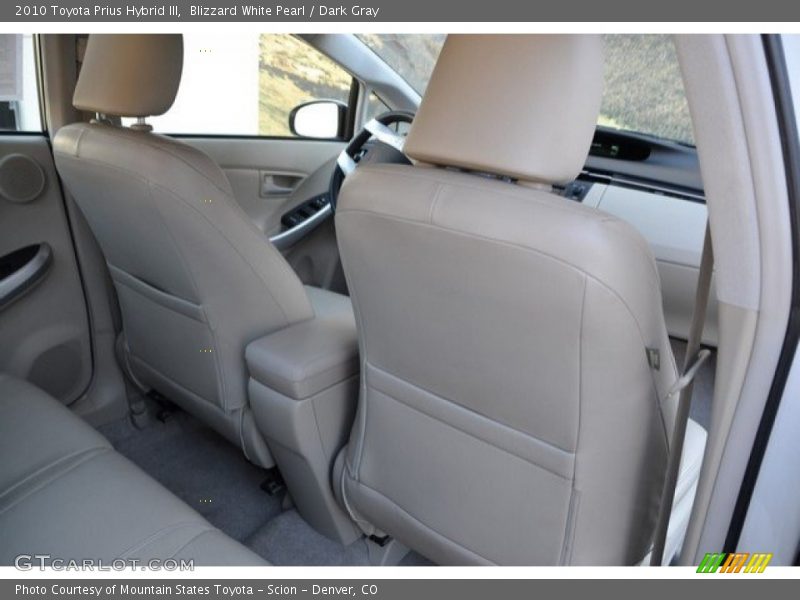 Blizzard White Pearl / Dark Gray 2010 Toyota Prius Hybrid III