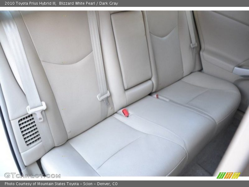 Blizzard White Pearl / Dark Gray 2010 Toyota Prius Hybrid III