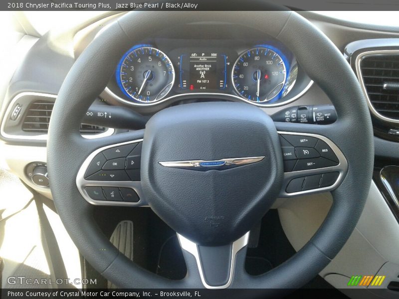 Jazz Blue Pearl / Black/Alloy 2018 Chrysler Pacifica Touring Plus