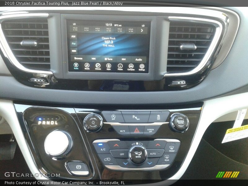 Jazz Blue Pearl / Black/Alloy 2018 Chrysler Pacifica Touring Plus