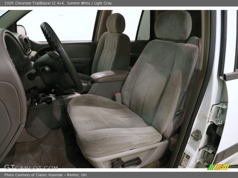 Summit White / Light Gray 2005 Chevrolet TrailBlazer LS 4x4