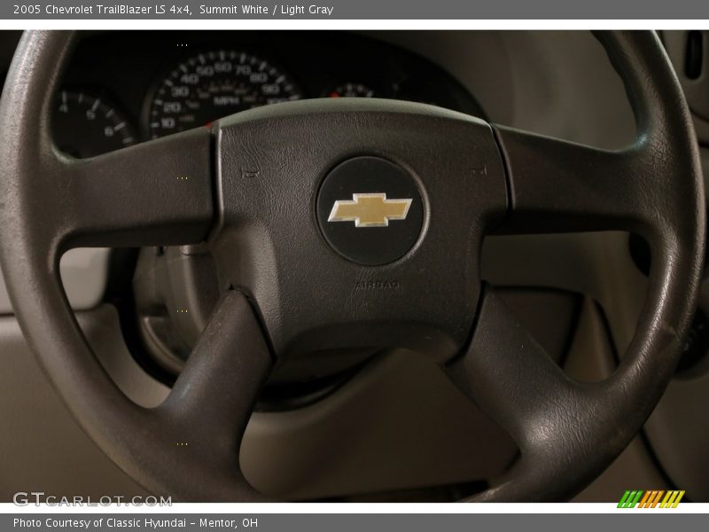 Summit White / Light Gray 2005 Chevrolet TrailBlazer LS 4x4