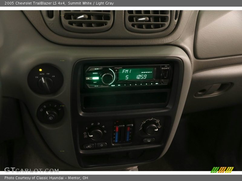 Summit White / Light Gray 2005 Chevrolet TrailBlazer LS 4x4