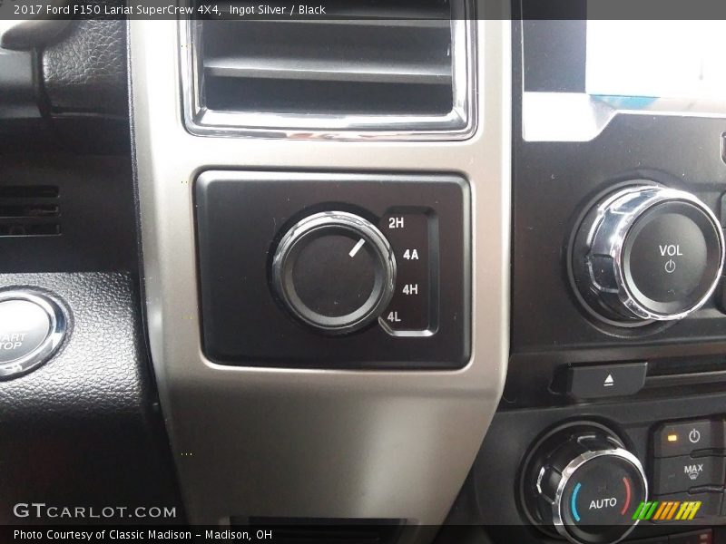 Ingot Silver / Black 2017 Ford F150 Lariat SuperCrew 4X4