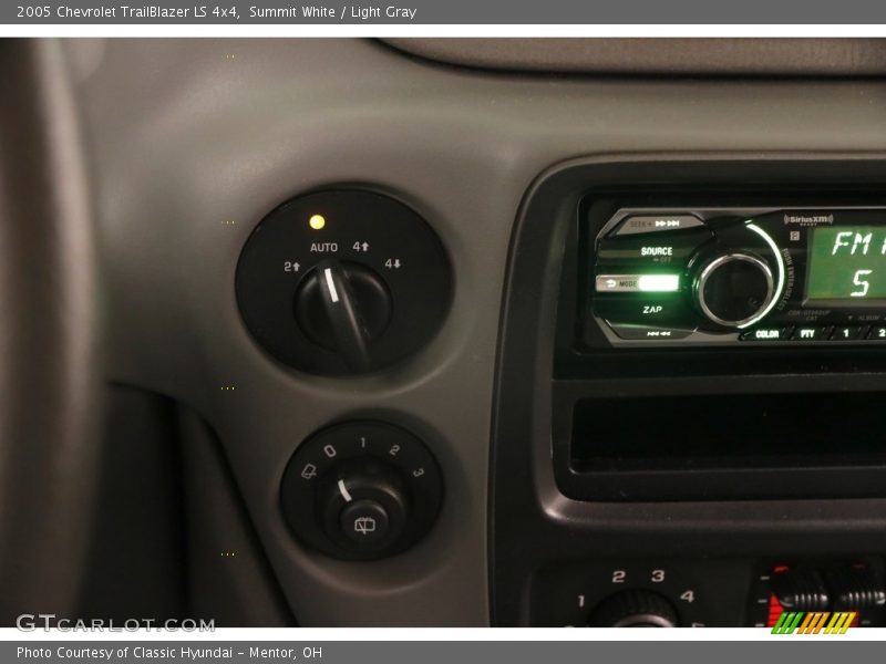 Summit White / Light Gray 2005 Chevrolet TrailBlazer LS 4x4