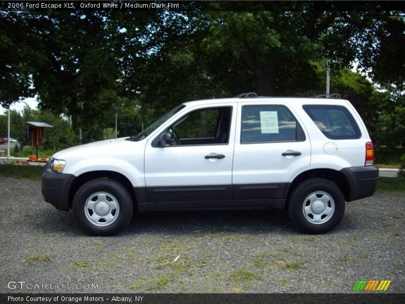 Oxford White / Medium/Dark Flint 2006 Ford Escape XLS