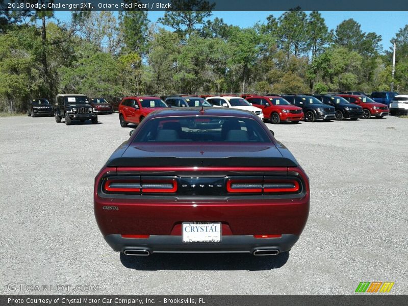 Octane Red Pearl / Black 2018 Dodge Challenger SXT