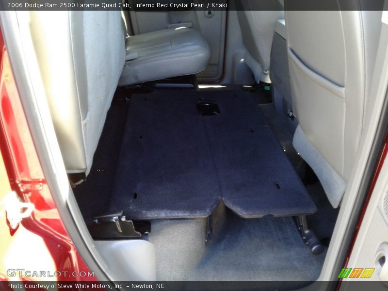 Inferno Red Crystal Pearl / Khaki 2006 Dodge Ram 2500 Laramie Quad Cab