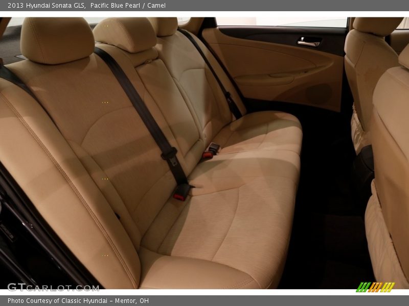 Pacific Blue Pearl / Camel 2013 Hyundai Sonata GLS