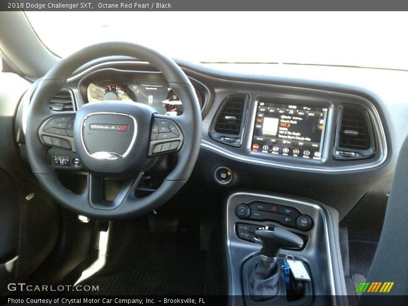 Octane Red Pearl / Black 2018 Dodge Challenger SXT