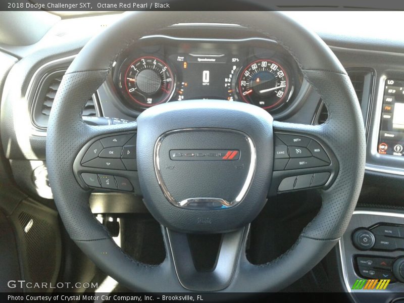 Octane Red Pearl / Black 2018 Dodge Challenger SXT