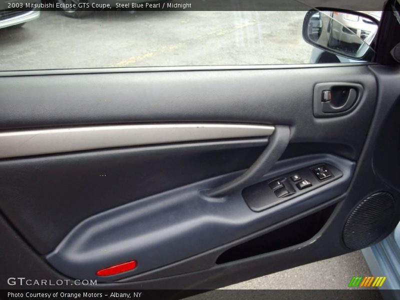 Steel Blue Pearl / Midnight 2003 Mitsubishi Eclipse GTS Coupe