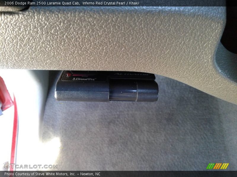 Inferno Red Crystal Pearl / Khaki 2006 Dodge Ram 2500 Laramie Quad Cab