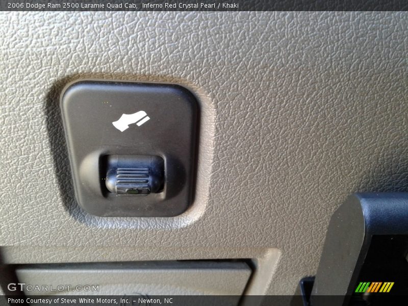 Inferno Red Crystal Pearl / Khaki 2006 Dodge Ram 2500 Laramie Quad Cab