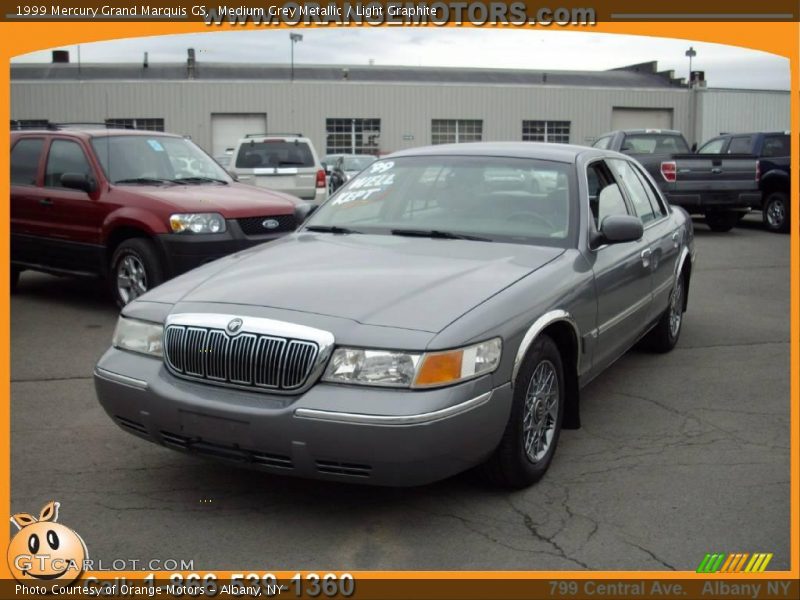 Medium Grey Metallic / Light Graphite 1999 Mercury Grand Marquis GS