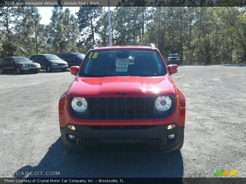 Colorado Red / Black 2018 Jeep Renegade Altitude