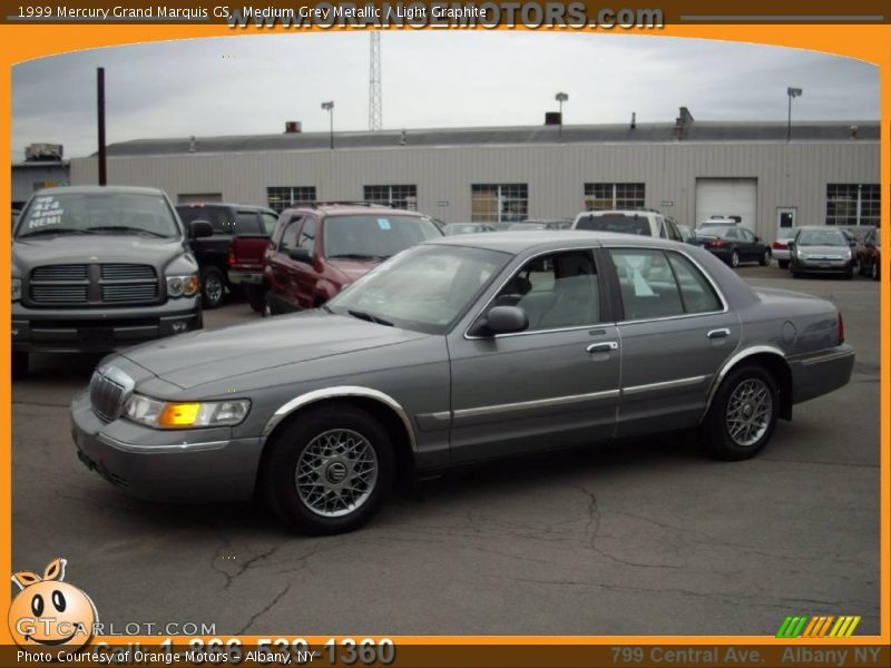 Medium Grey Metallic / Light Graphite 1999 Mercury Grand Marquis GS