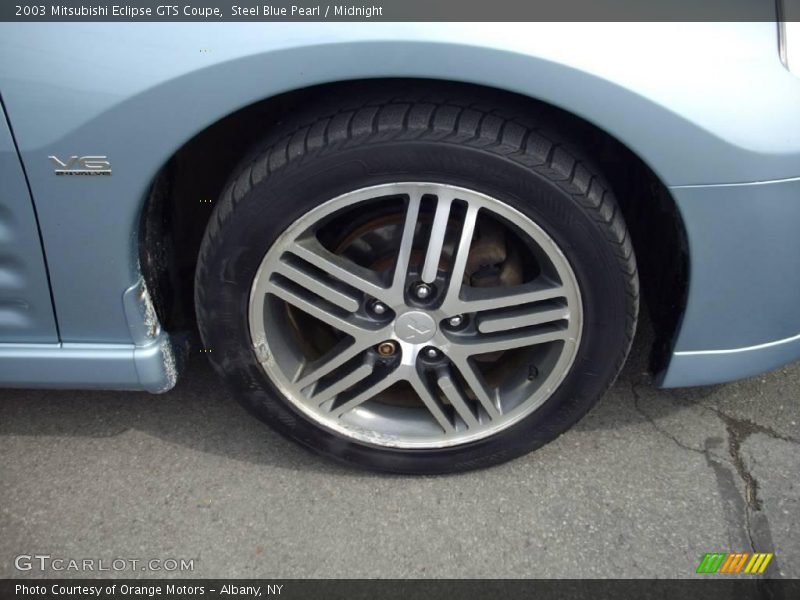 Steel Blue Pearl / Midnight 2003 Mitsubishi Eclipse GTS Coupe