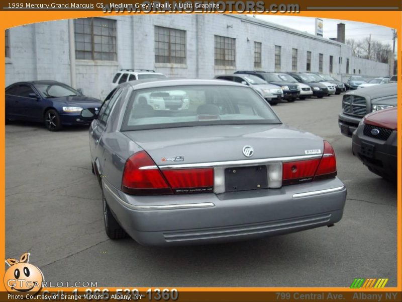 Medium Grey Metallic / Light Graphite 1999 Mercury Grand Marquis GS