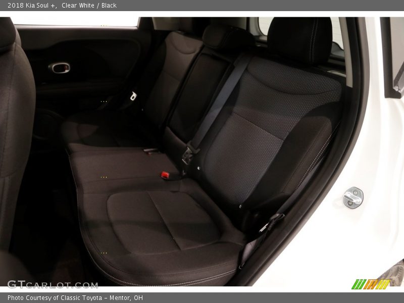 Clear White / Black 2018 Kia Soul +