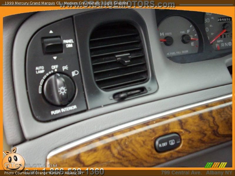 Medium Grey Metallic / Light Graphite 1999 Mercury Grand Marquis GS