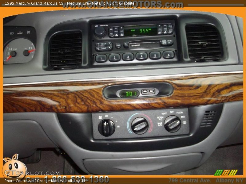 Medium Grey Metallic / Light Graphite 1999 Mercury Grand Marquis GS
