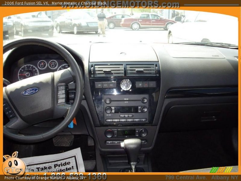 Merlot Metallic / Charcoal Black 2006 Ford Fusion SEL V6