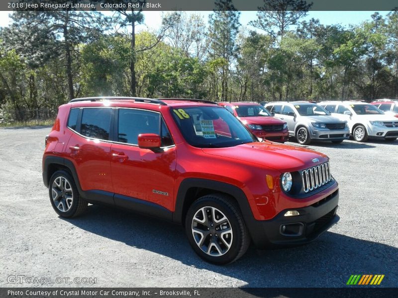 Colorado Red / Black 2018 Jeep Renegade Latitude